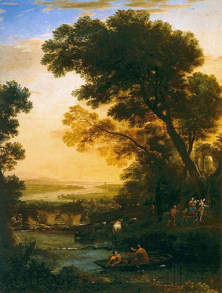 Claude Lorrain Ideal Landscape with The Flight into Egypt